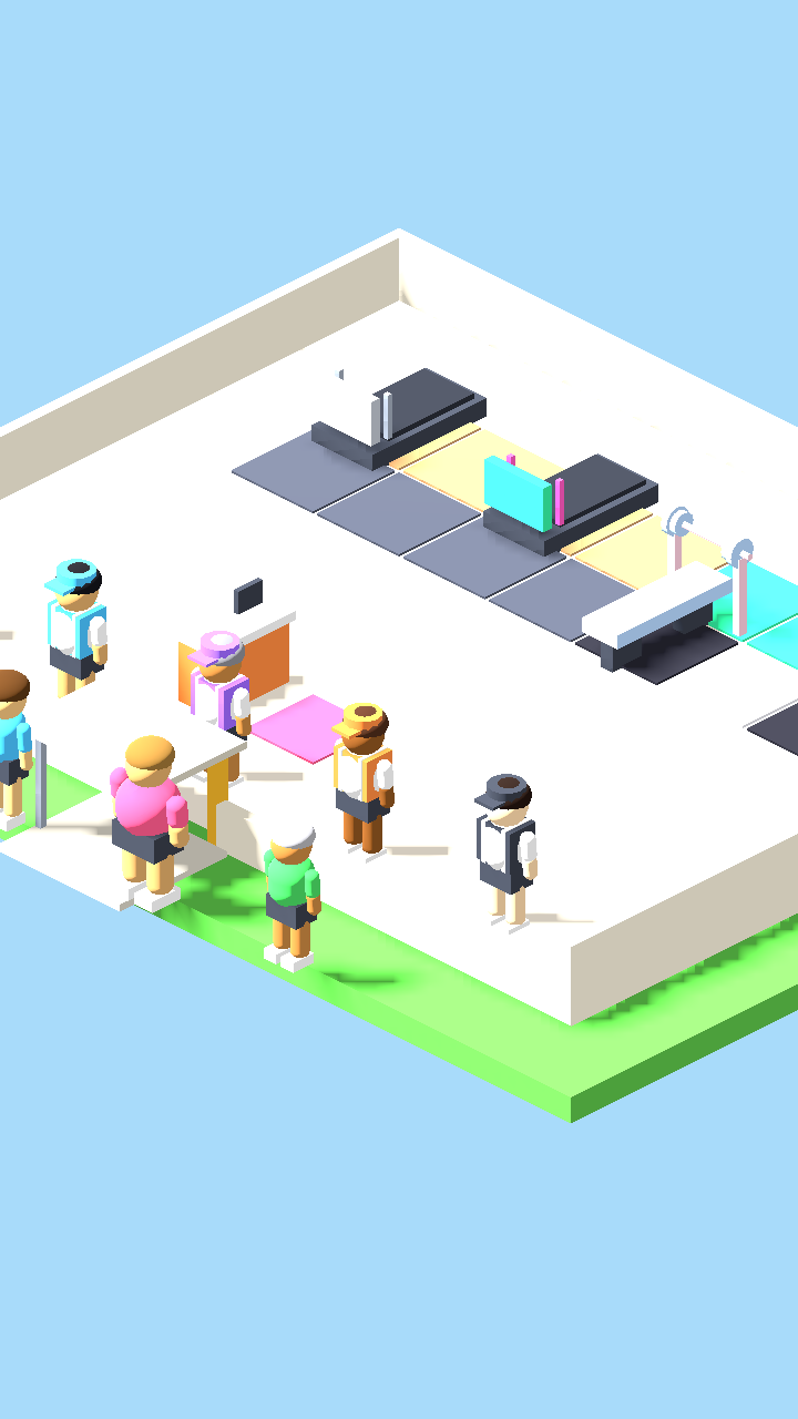 Gym Tycoon — placing and arranging gym equipment